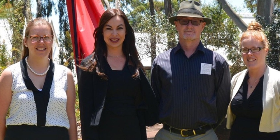 From L-R: Hayley Tristram, Maria-Luisa Coulson, Steve Shaw, Amy Pascoe.
