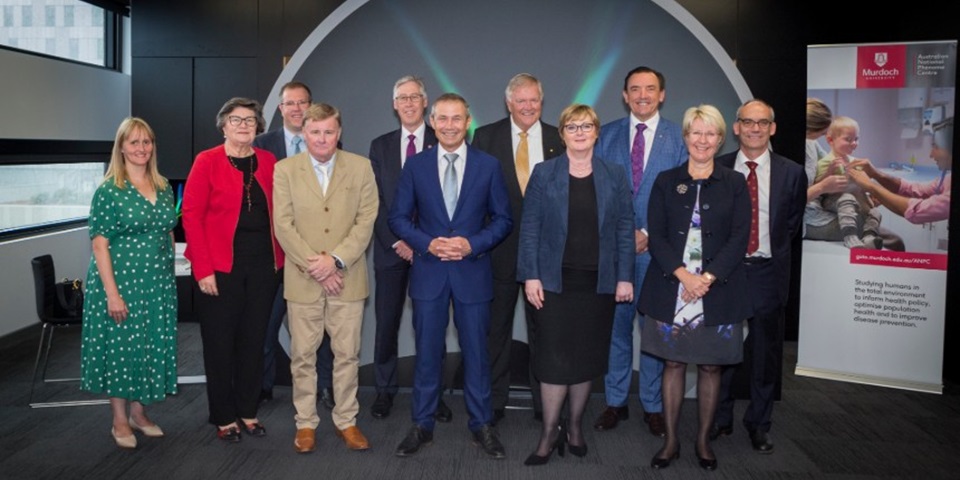 At the launch of the Australian National Phenome Centre