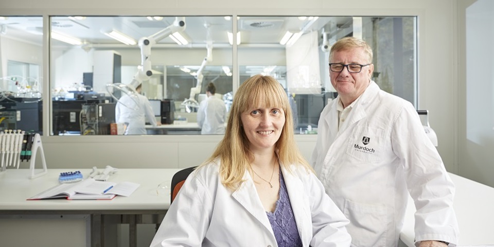 Prof. Elaine Holmes and Prof. Jeremy Nicholson at the Phenome Centre