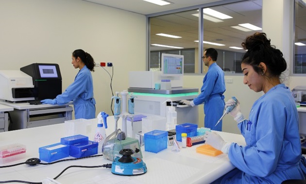 Scientists in the Genomics Core Laboratories