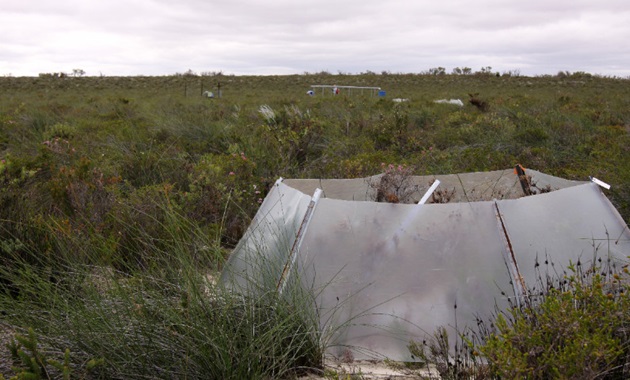 Glasshouses and rain shelters were left in place for four years