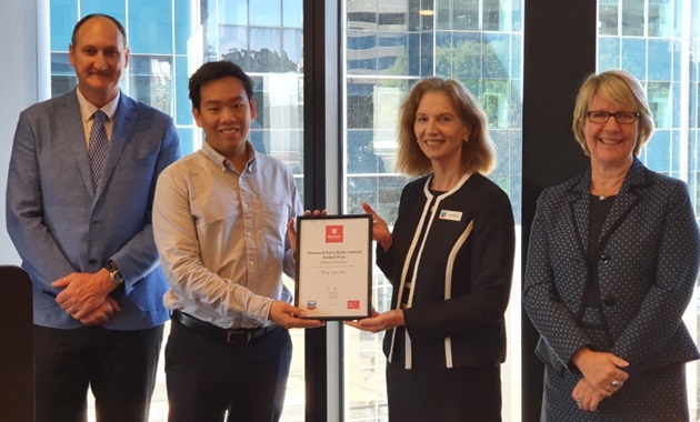 Harry Butler Institute awards being presented at Chevron offices