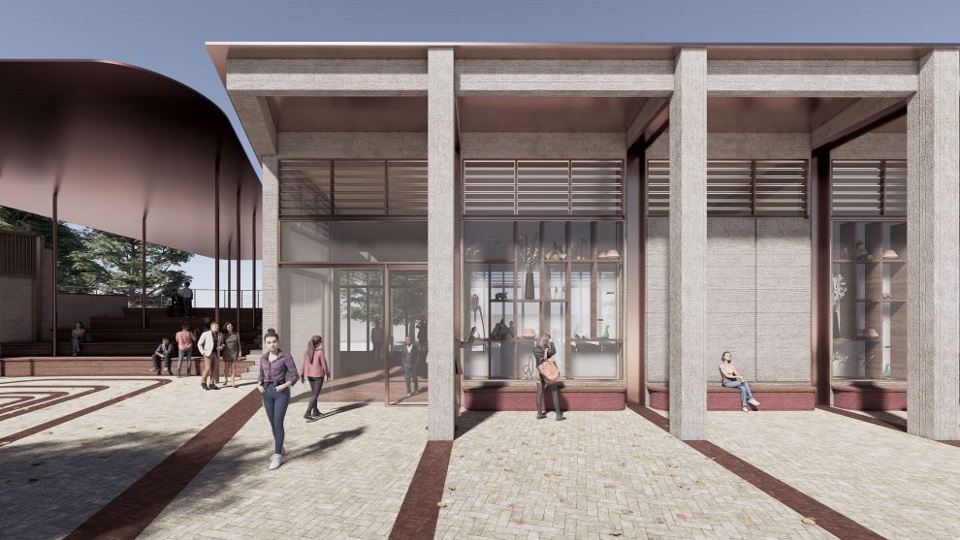 Image 2 Architectural drawing of Harry Butler Science Centre