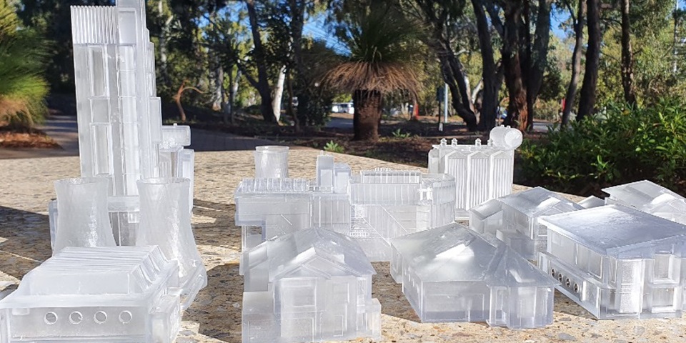 Microgrid - Feature White model buildings