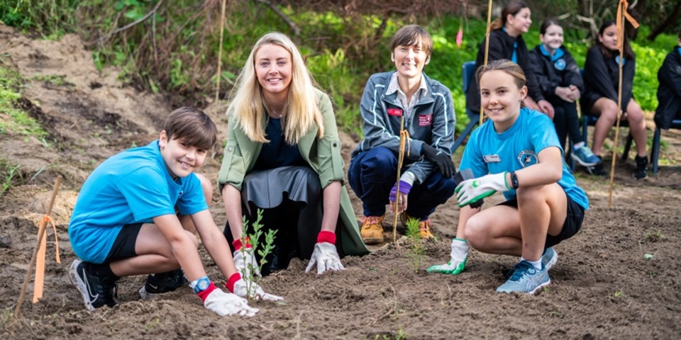 Miyawaki planting at South Padbury Primary School