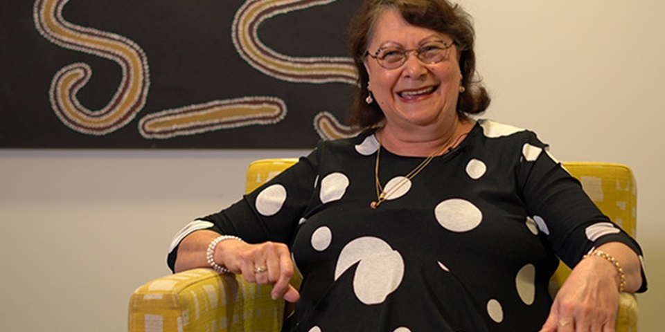 Rhonda Marriot at the Ngangk Yira Research Centre