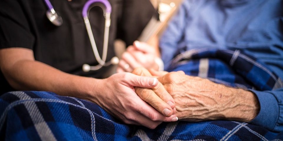 Parkinson's disease sufferer and carer