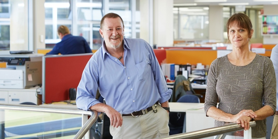 Professors Steve Wilton AO and Sue Fletcher AO
