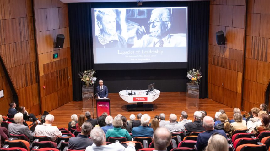 Lecture in Kim Beasley Lecture Theatre