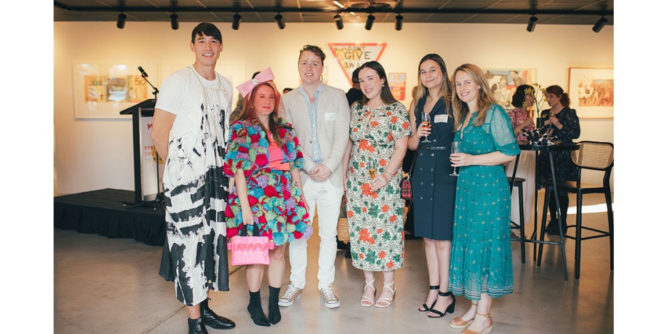 Soiree article Murdoch Art Collection staff and guests