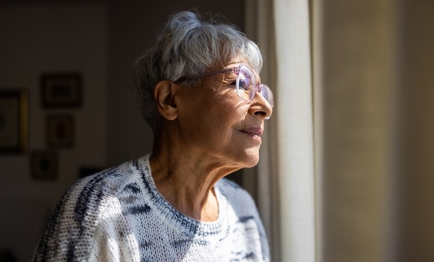 Woman near window 860